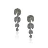 CHOROCHRONOS - 18K GOLD, TITANIUM AND DIAMOND EARRINGS _KR.4 grey