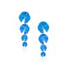 CHOROCHRONOS - 18K GOLD, TITANIUM AND DIAMOND EARRINGS _KR.4 blue