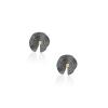 CHOROCHRONOS - 18K GOLD, TITANIUM AND DIAMOND EARRINGS _MM3 grey
