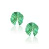 CHOROCHRONOS - 18K GOLD, TITANIUM AND DIAMOND EARRINGS _LM1 green