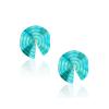 CHOROCHRONOS - 18K GOLD, TITANIUM AND DIAMOND EARRINGS _LM1 turquoise