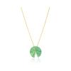 CHOROCHRONOS - 18K GOLD, TITANIUM AND DIAMOND PENDANT _LM1 green