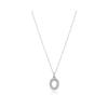 IPPOKAMPOS NECKLACE ZERO _ MM WHITE GOLD COLOUR
