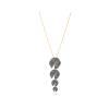 CHOROCHRONOS - 18K GOLD, TITANIUM AND DIAMOND PENDANT _KR.4 grey