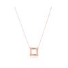 ECHOS-T 18K ROSE GOLD DIAMOND NECKLACE _4D.SM