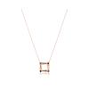 ECHOS-T 18K ROSE GOLD DIAMOND NECKLACE _4DB.SM