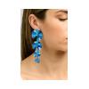 CHOROCHRONOS - 18K GOLD, TITANIUM AND DIAMOND EARRINGS _KR.4 blue.