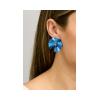 CHOROCHRONOS - 18K GOLD, TITANIUM AND DIAMOND EARRINGS _LM1 blue .