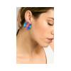 CHOROCHRONOS - 18K GOLD, TITANIUM AND DIAMOND EARRINGS _LM1 rainbow .