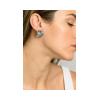 CHOROCHRONOS - 18K GOLD, TITANIUM AND DIAMOND EARRINGS _MM3 grey .