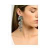 CHOROCHRONOS - 18K GOLD, TITANIUM AND DIAMOND EARRINGS _KR.4 grey.