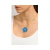 CHOROCHRONOS - 18K GOLD, TITANIUM AND DIAMOND PENDANT _LM1 blue