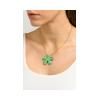 CHOROCHRONOS - 18K GOLD, TITANIUM AND DIAMOND PENDANT _LM1 green