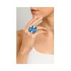 CHOROCHRONOS - 18K GOLD, TITANIUM AND DIAMOND RING _LM1 blue