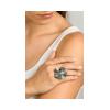 CHOROCHRONOS - 18K GOLD, TITANIUM AND DIAMOND RING _LM1 grey