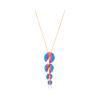 CHOROCHRONOS - 18K GOLD, TITANIUM AND DIAMOND PENDANT _KR.4 rainbow