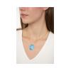 ARSENIS _ OCTAGON - 18K GOLD, TITANIUM AND DIAMOND PENDANT _LM blue
