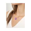 ARSENIS _ OCTAGON - 18K GOLD, TITANIUM AND DIAMOND PENDANT _SM magenta