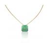 ARSENIS _ OCTAGON - 18K GOLD, TITANIUM AND DIAMOND PENDANT _SM green