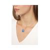 ARSENIS _ OCTAGON - 18K GOLD, TITANIUM AND DIAMOND PENDANT _SM blue