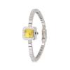 Corum Sugar Cube Diamonds Set Bezel - Steel & Steel Watch - Yellow Dial - 137424470026 - Chrono Vildiridis