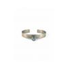 FORMA  - BLUE TOPAZ TITANIUM BRACELET  _MM _ silver