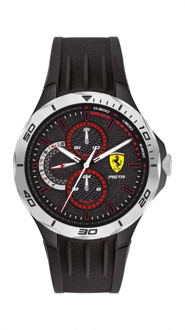 BLACK PISTA MULTIFUNCTIONAL WATCH