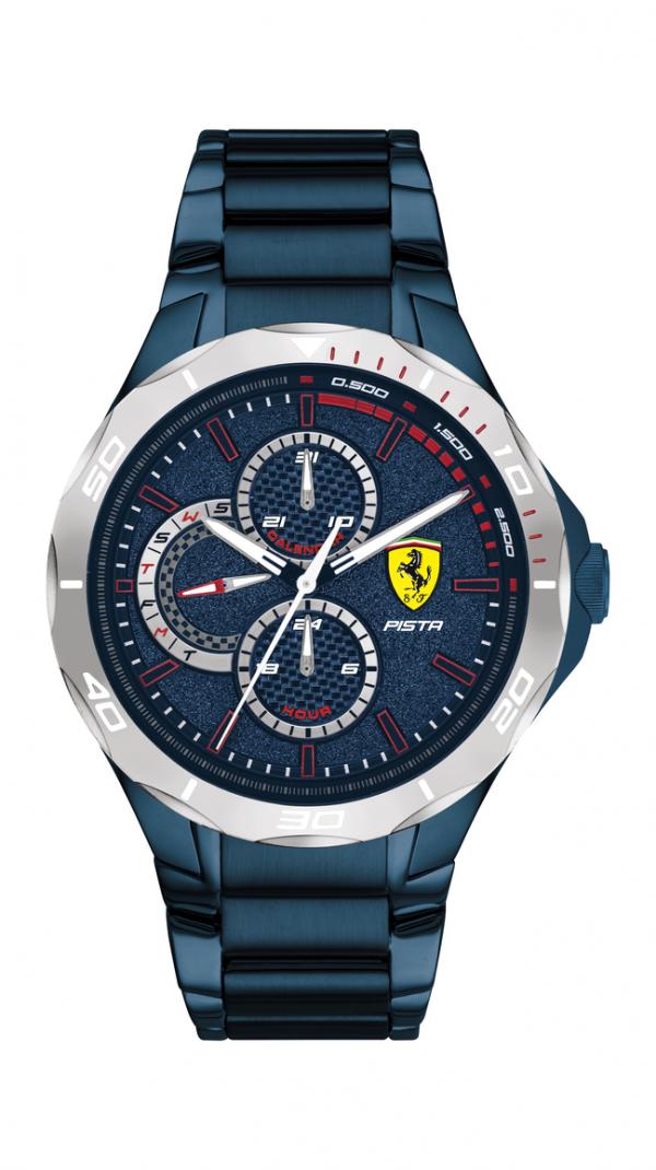BLUE STEEL PISTA MULTIFUNCTIONAL WATCH