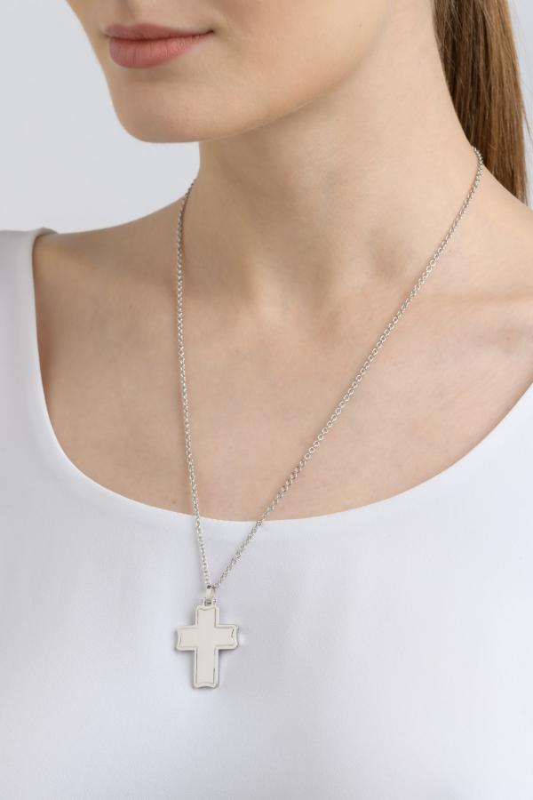 WHITE GOLD CROSS - L2 - GM