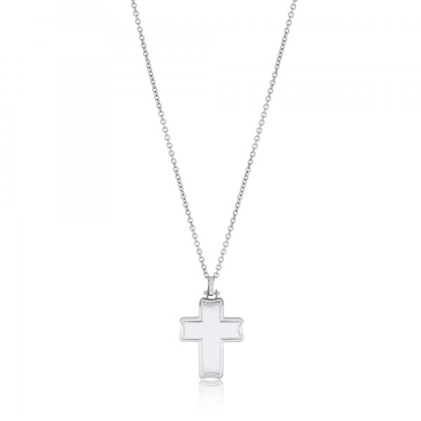 WHITE GOLD CROSS - L2 - GM
