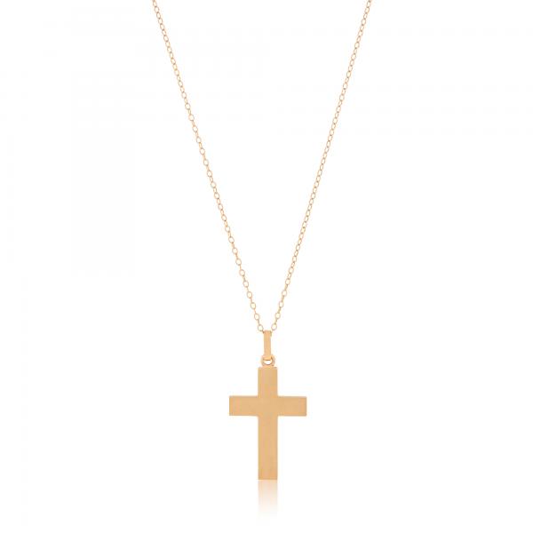 ROSE GOLD CROSS - S1