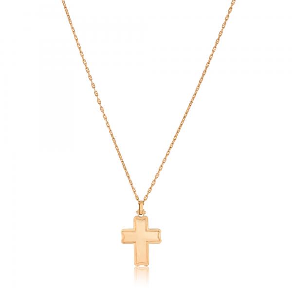 ROSE GOLD CROSS - L1