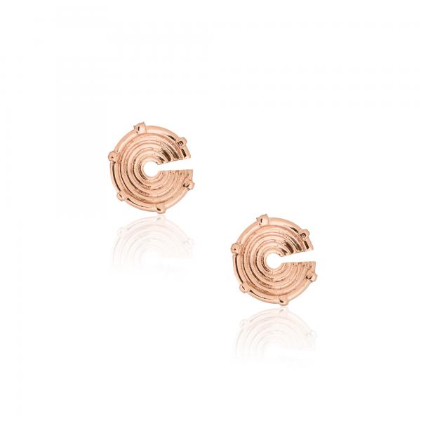 CHRONOS 18K ROSE GOLD EARRINGS _SM
