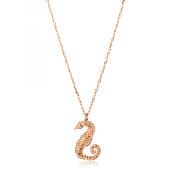 IPPOKAMPOS NECKLACE 2 _ LM Rose Gold colour