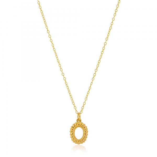 IPPOKAMPOS NECKLACE ZERO _ MM YELLOW GOLD COLOUR