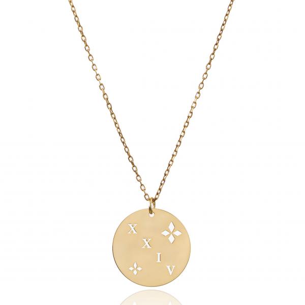 ENASTRON - NECKLACE _ S925 YELLOW GOLD COLOUR