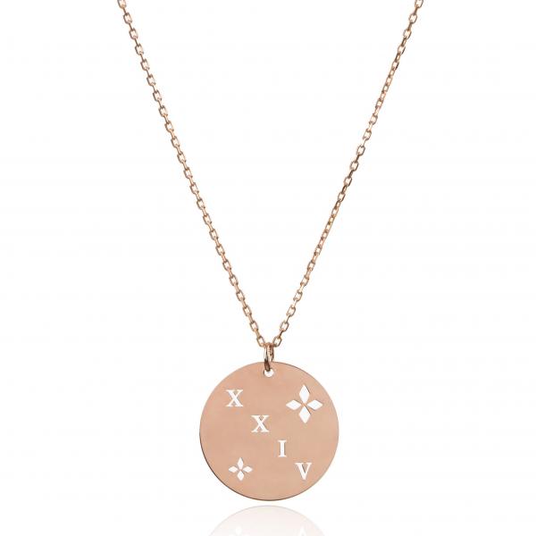 ENASTRON - NECKLACE _ S925 ROSE GOLD COLOUR