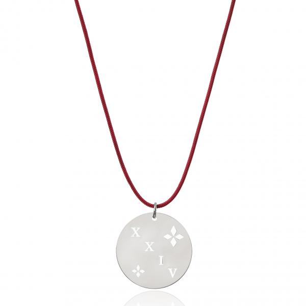 ENASTRON - NECKLACE _ S925 WHITE GOLD COLOUR