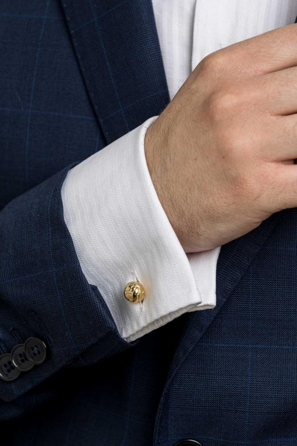 HYDROGIOS _ 18K YELLOW GOLD CUFFLINKS by ARSENIS