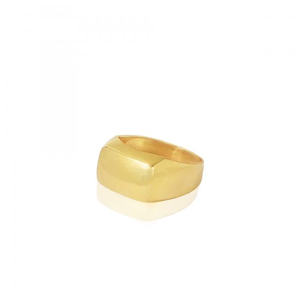ARSENIS _ ORTHOGONIA SYMMETRIA YELLOW GOLD RING _MM1