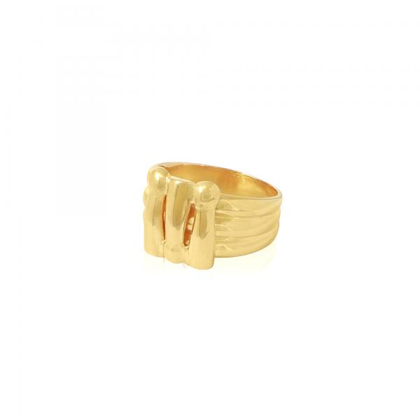 ARSENIS _ ECHOS 1 YELLOW GOLD RING _MM1