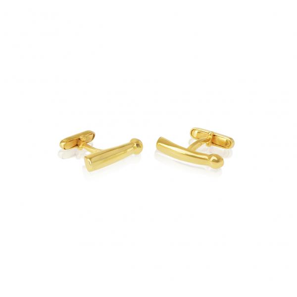 ARSENIS _ ECHOS 1 YELLOW GOLD CUFFLINKS