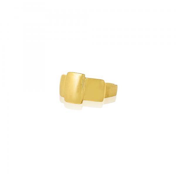ARSENIS _ ORTHOGONIA SYMMETRIA YELLOW GOLD RING _MM3