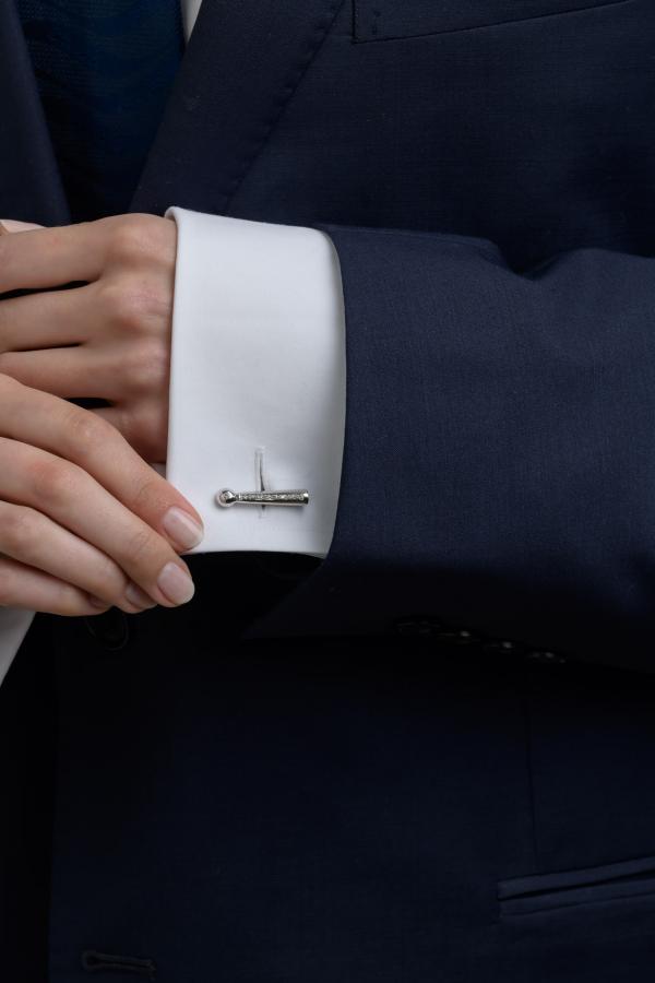 ECHOS 1 DIAMOND CUFFLINKS by ARSENIS