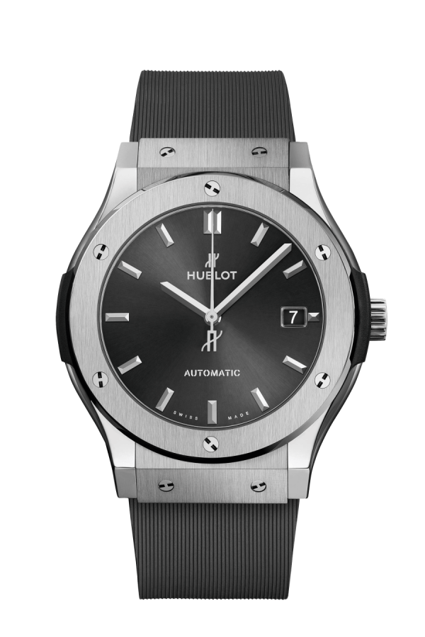 CLASSIC-FUSION-TITANIUM-RACING-GREY-ON-RUBBER-45-MM _ Hublot _ 511.NX.7071.RX _ Chrono Vildiridis