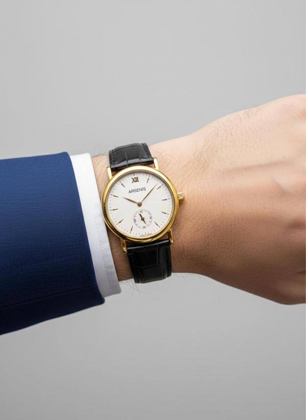 ARSENIS CLASSIC WATCH _ 18K GOLD_30.000.55 _ CHRONO VILDIRIDIS