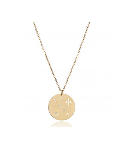 ENASTRON - NECKLACE _ S925 YELLOW GOLD COLOUR