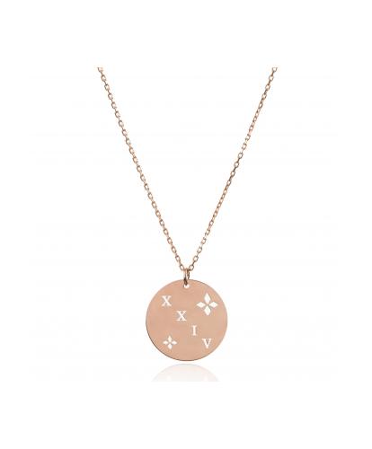 ENASTRON - NECKLACE _ S925 ROSE GOLD COLOUR