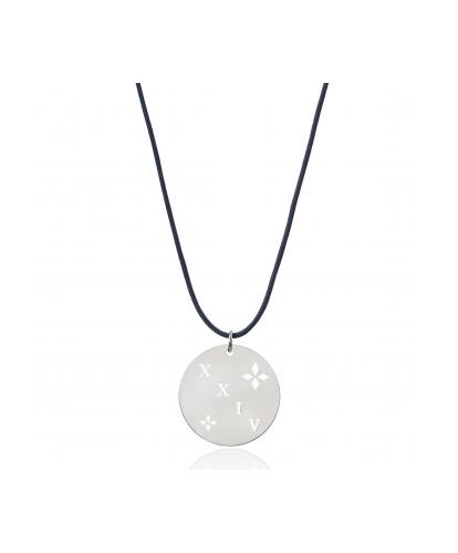 ENASTRON - NECKLACE _ S925 WHITE GOLD COLOUR