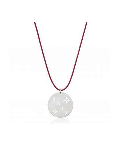 ENASTRON - NECKLACE _ S925 WHITE GOLD COLOUR